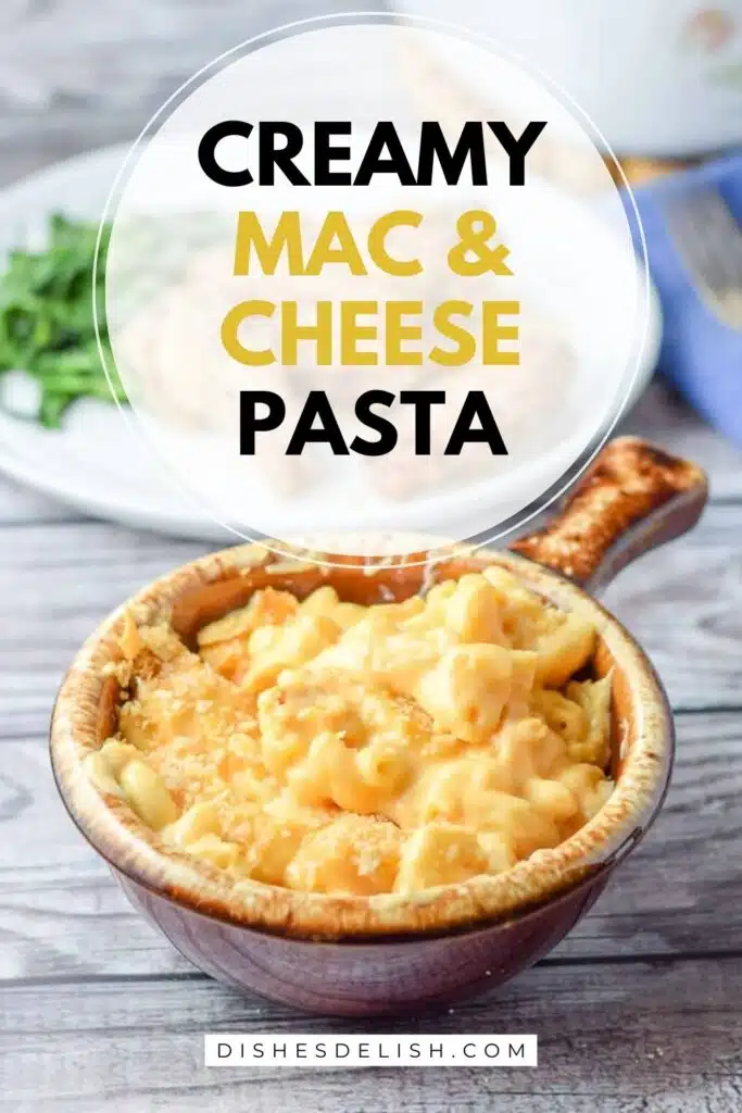 Creamy Mac and Cheese for Pinterest