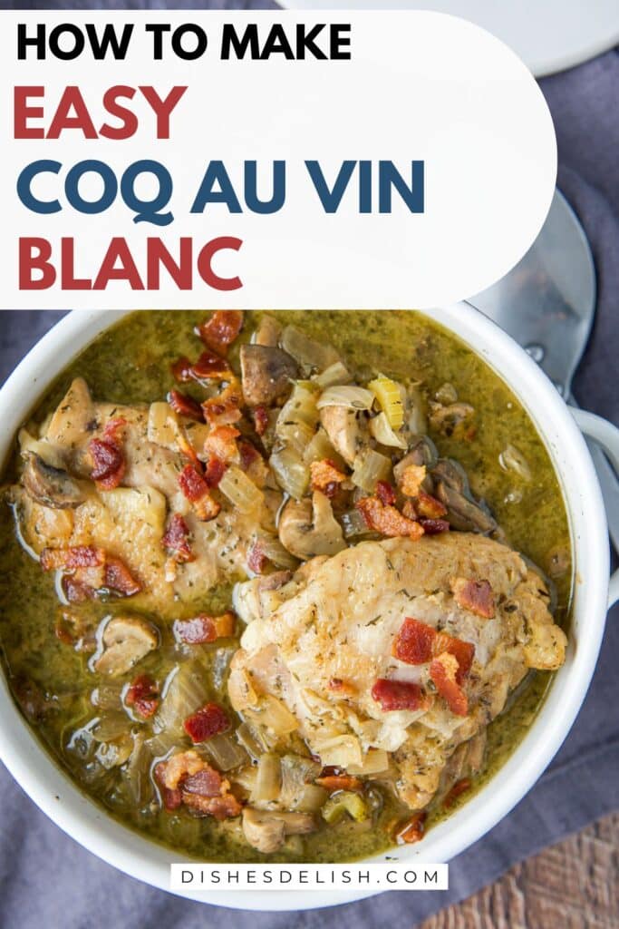 coq au vin blanc Pin