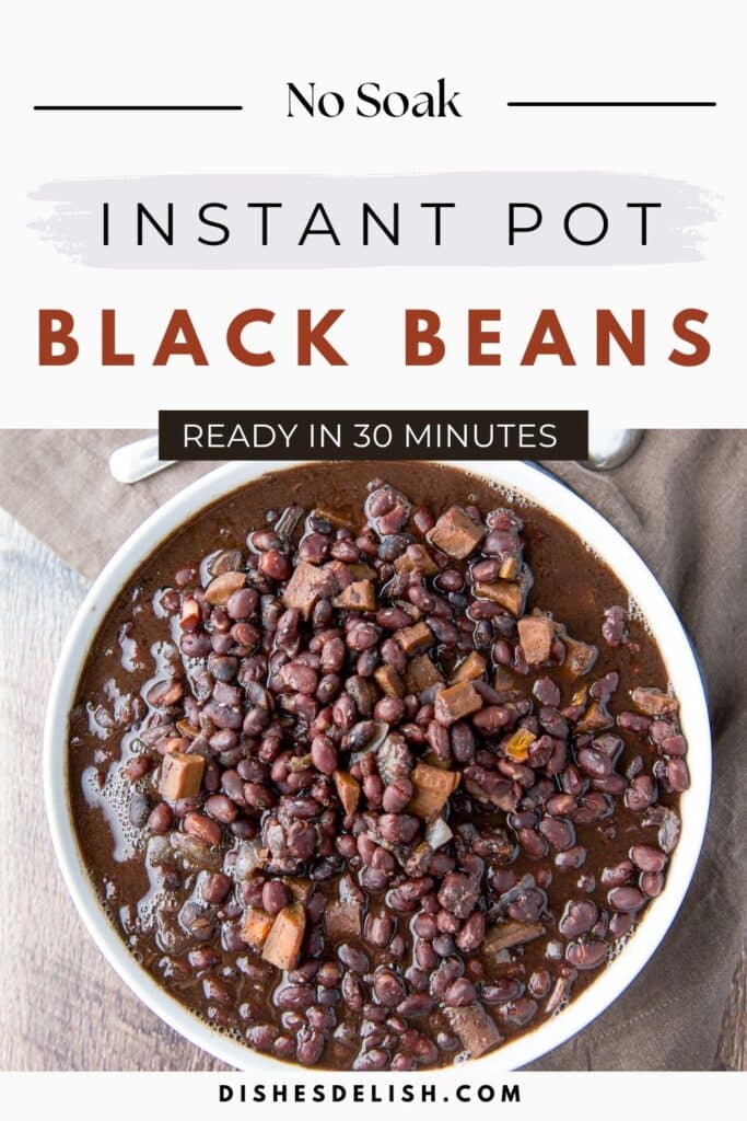 instant pot black beans Pin 3