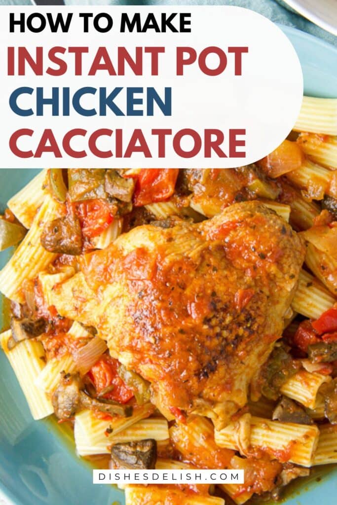 instant pot chicken cacciatore Pin 2