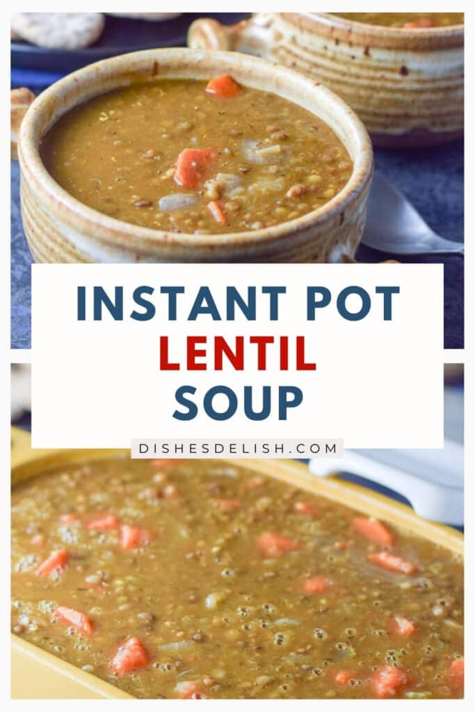 instant pot lentil soup Pin