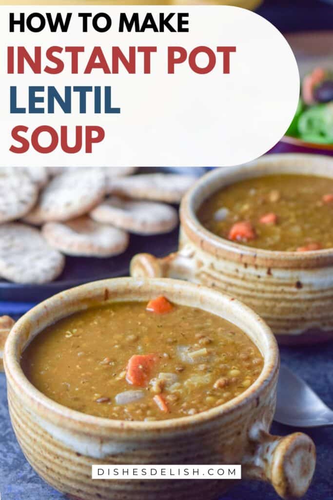 instant pot lentil soup Pin 2