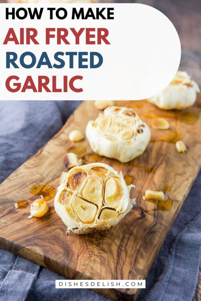 air fryer roasted garlic Pin 2