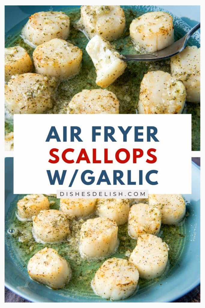 air fryer scallops Pin