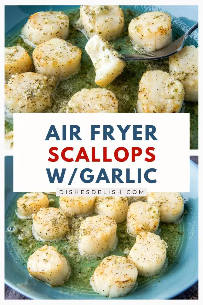 air fryer scallops Pin