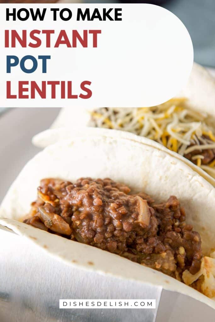 instant pot lentils Pin 2