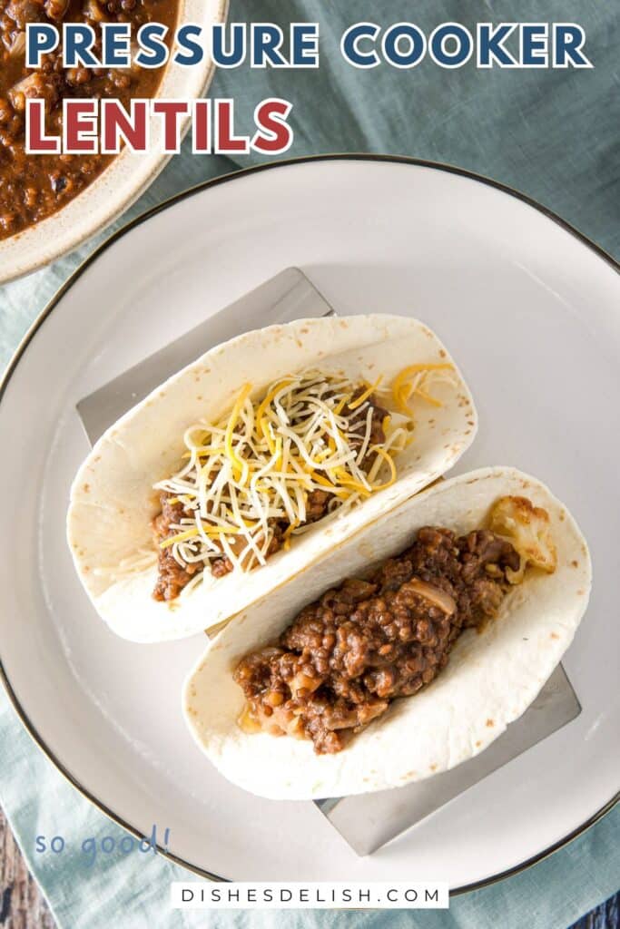 instant pot lentils Pin 3