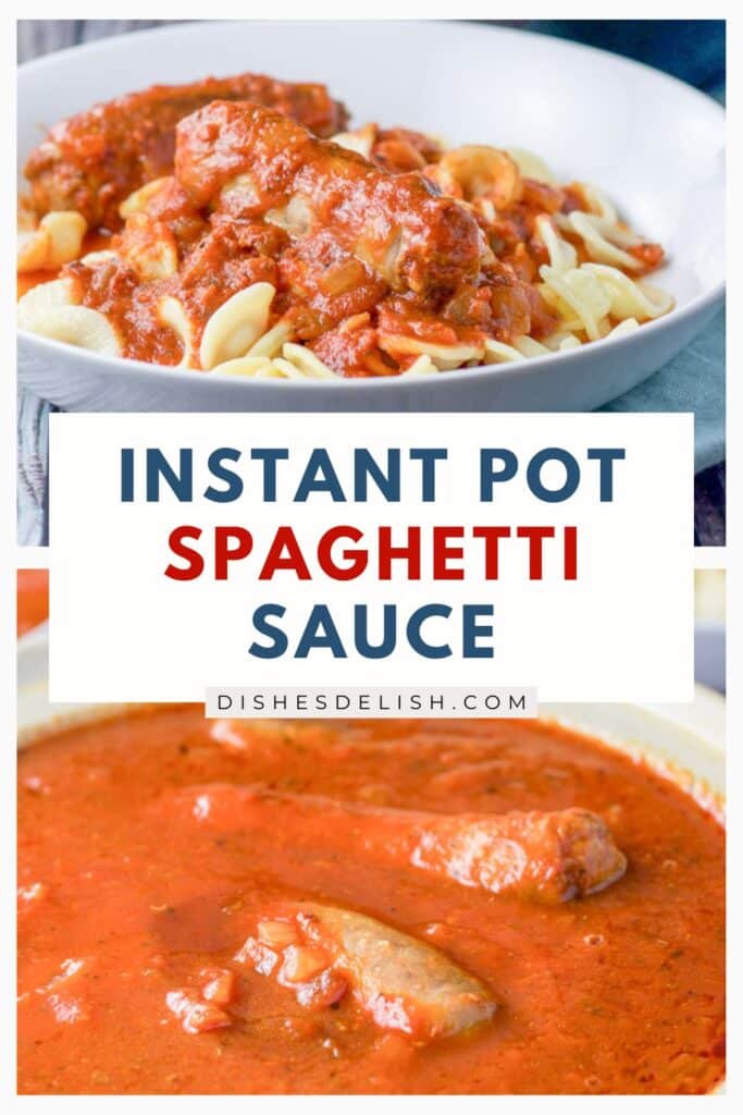 instant pot spaghetti sauce Pin