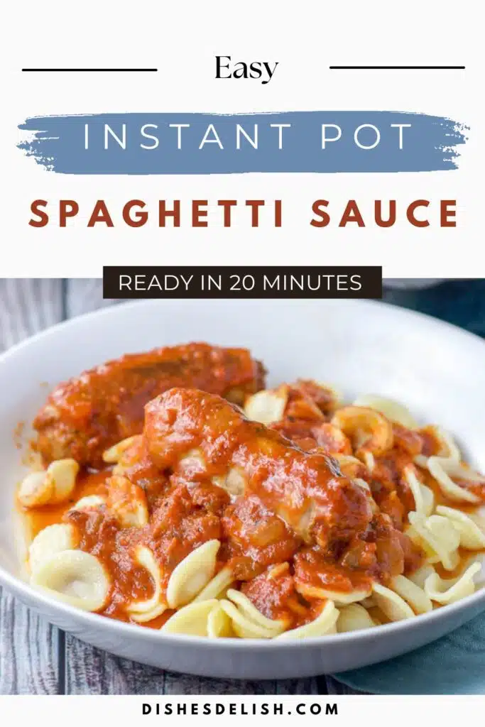 instant pot spaghetti sauce Pin 3