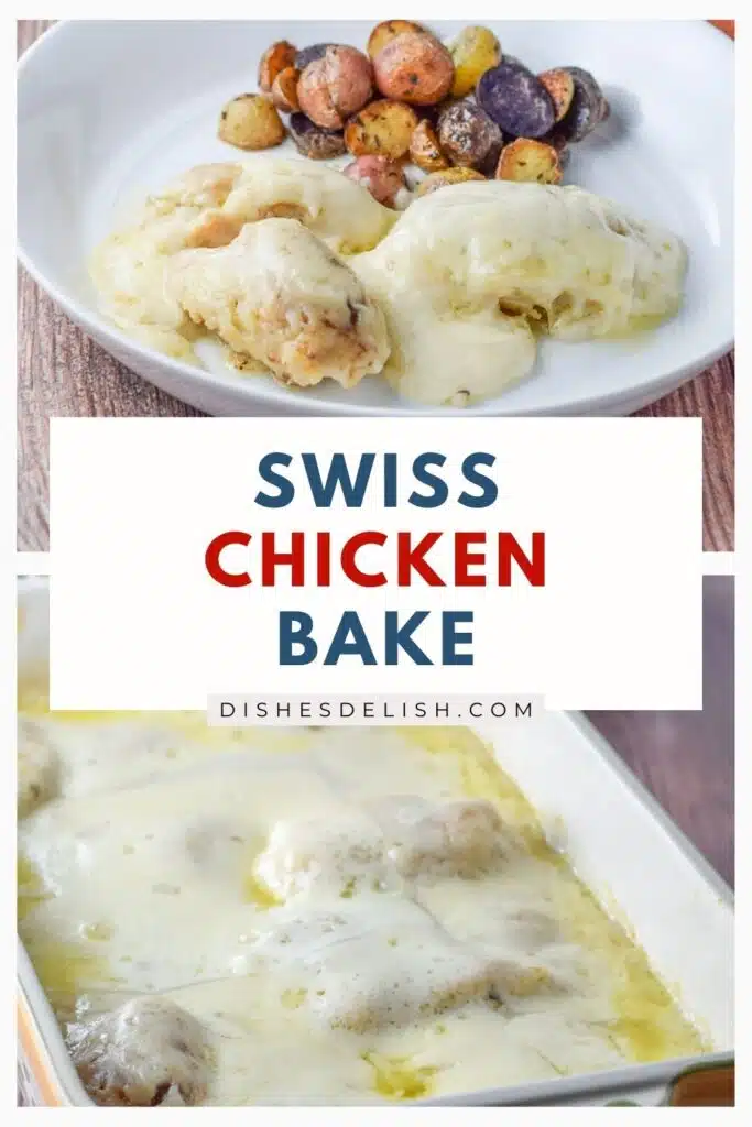 swiss chicken bake Pin