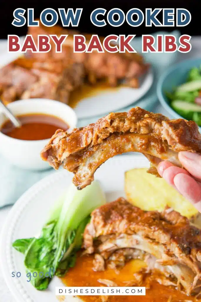 bourbon baby back ribs Pin 3