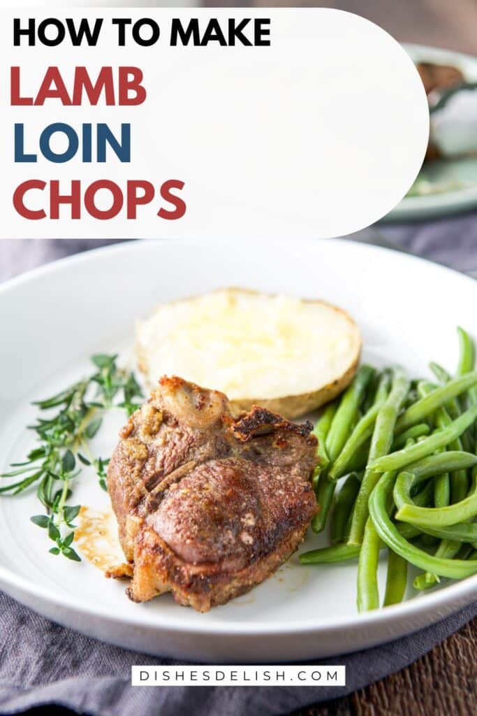 lamb loin chops Pin