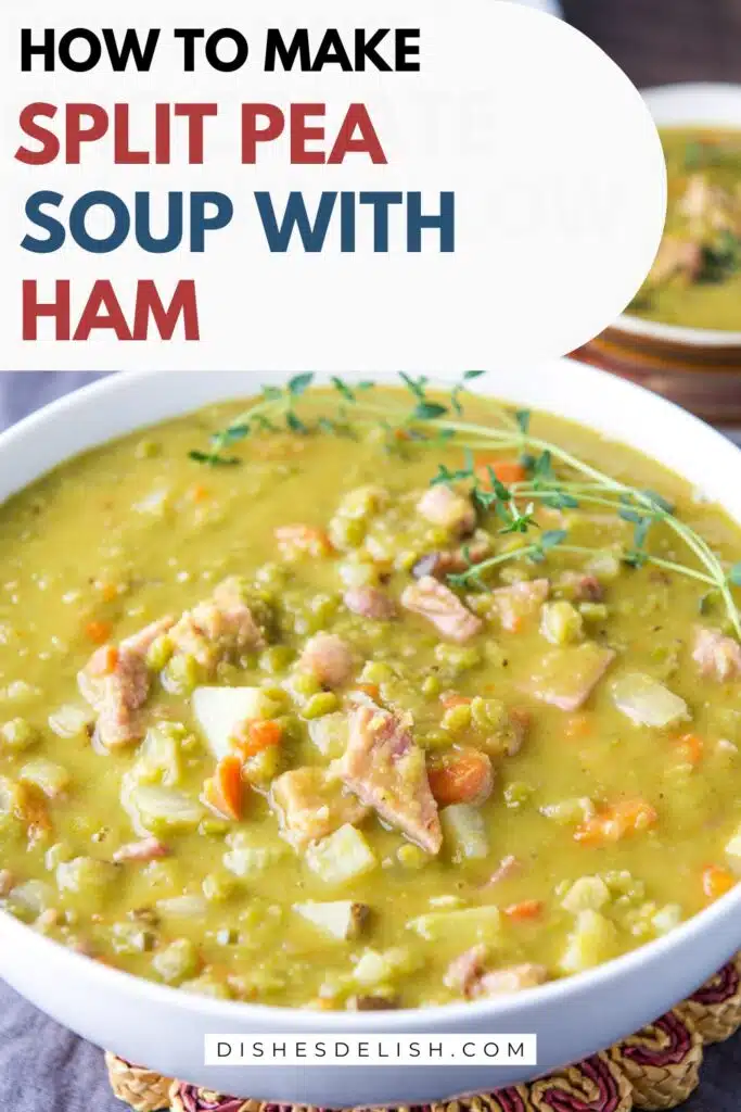 split pea soup with ham Pin 2