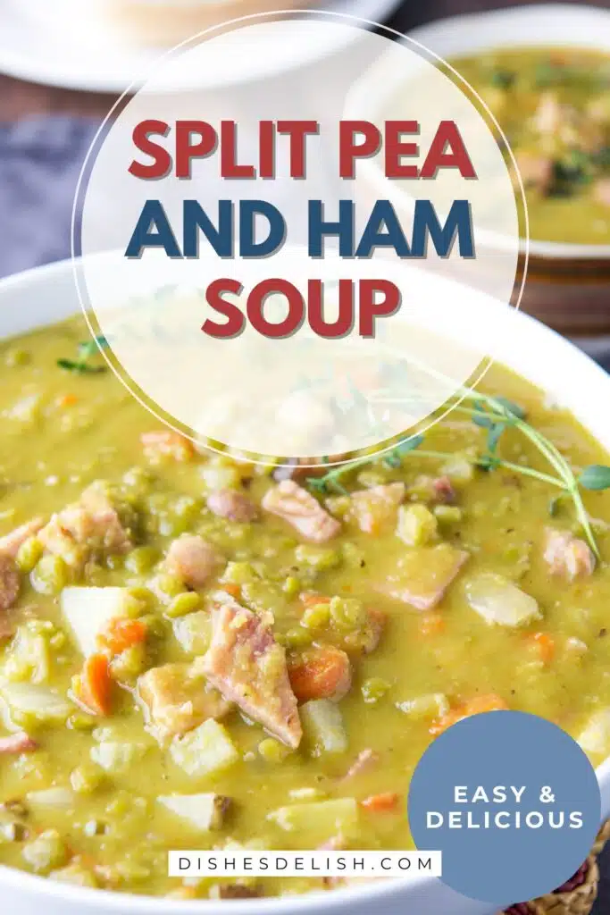 split pea soup with ham Pin 3