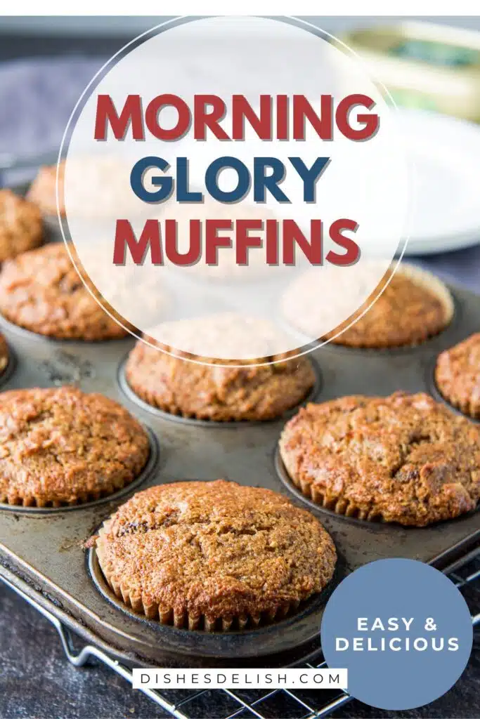 morning glory muffins Pin 3