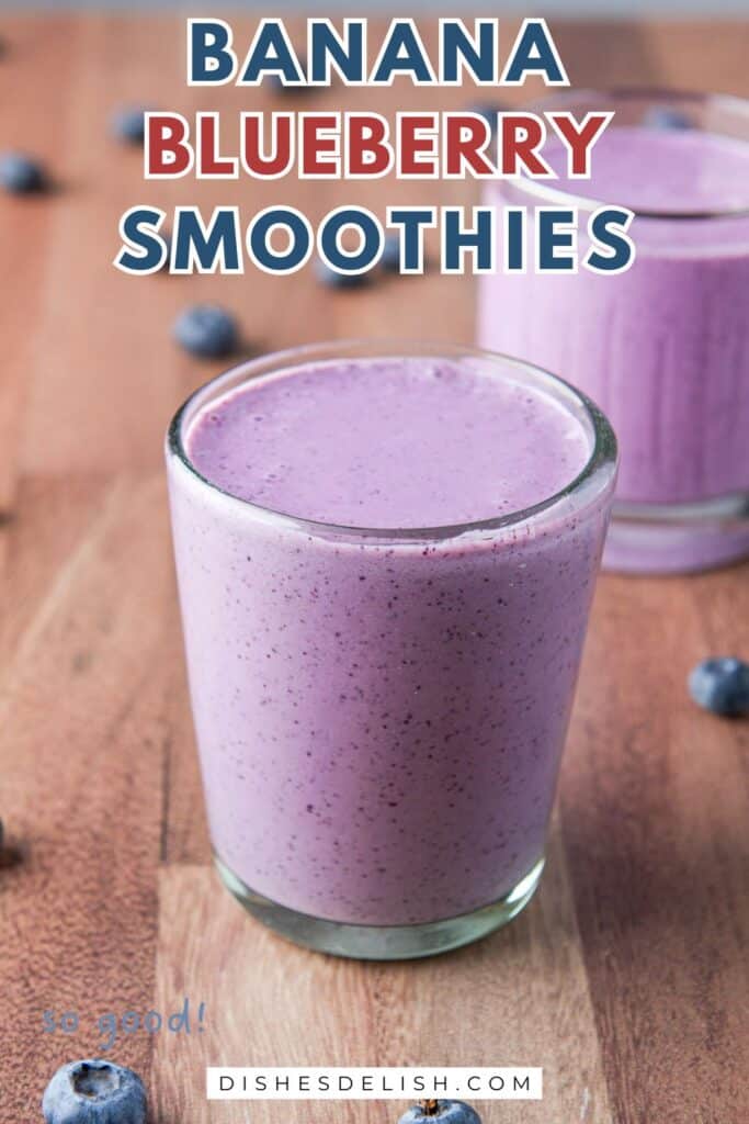 banana blueberry smoothies Pin 6