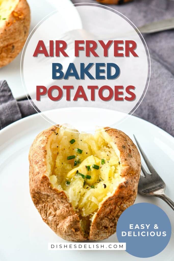 air fryer baked potatoes pin 6
