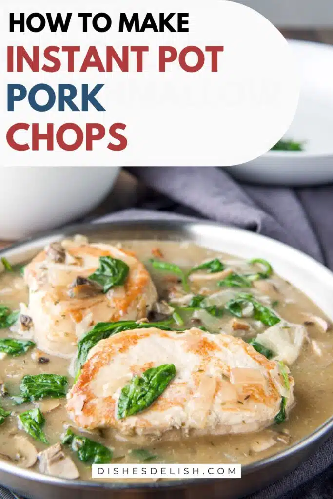 instant pot pork chops pin