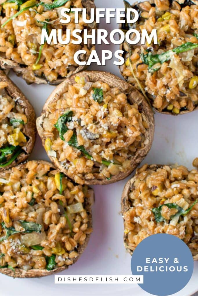 stuffed mushroom caps pin 3