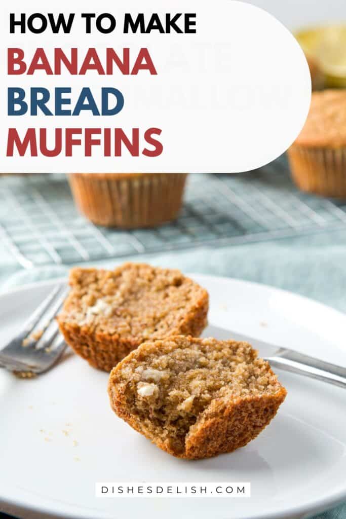 banana bread muffins pin
