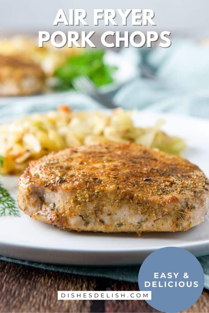 air fryer pork chops pin 3