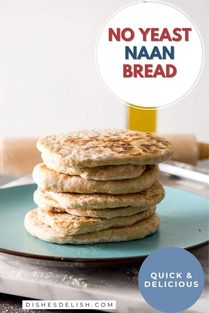 naan bread recipe without yeast pin 4