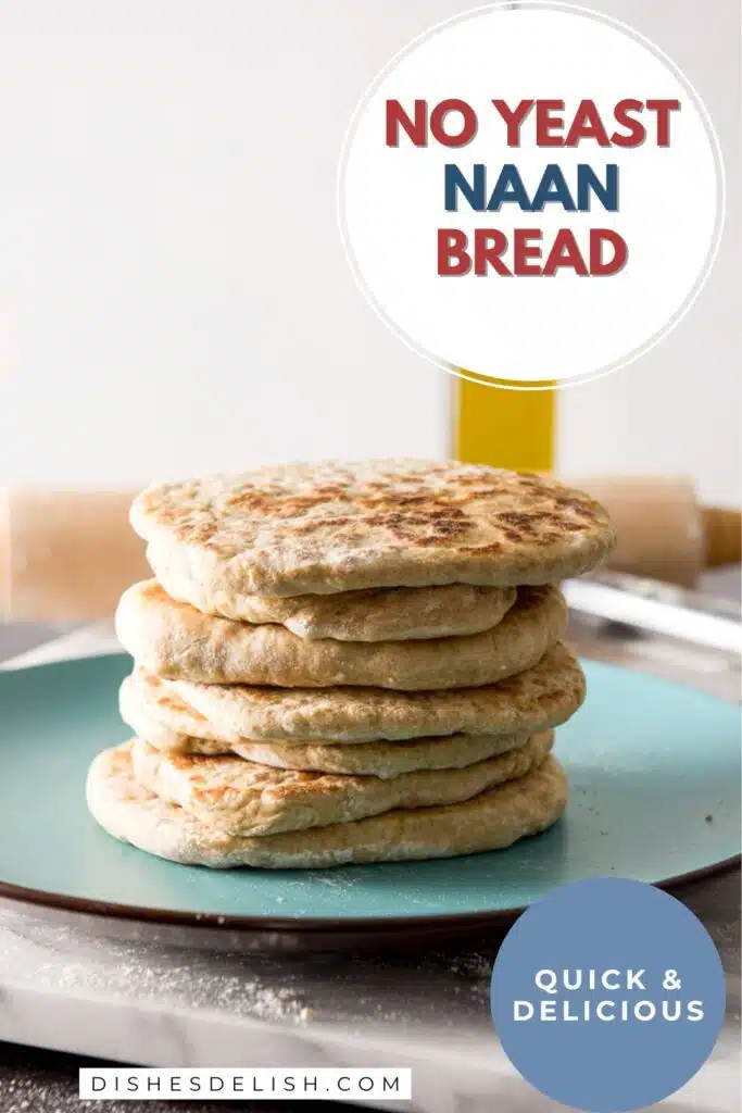naan bread recipe without yeast pin 4