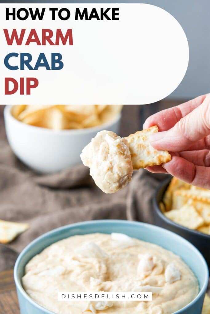 warm crab dip pin