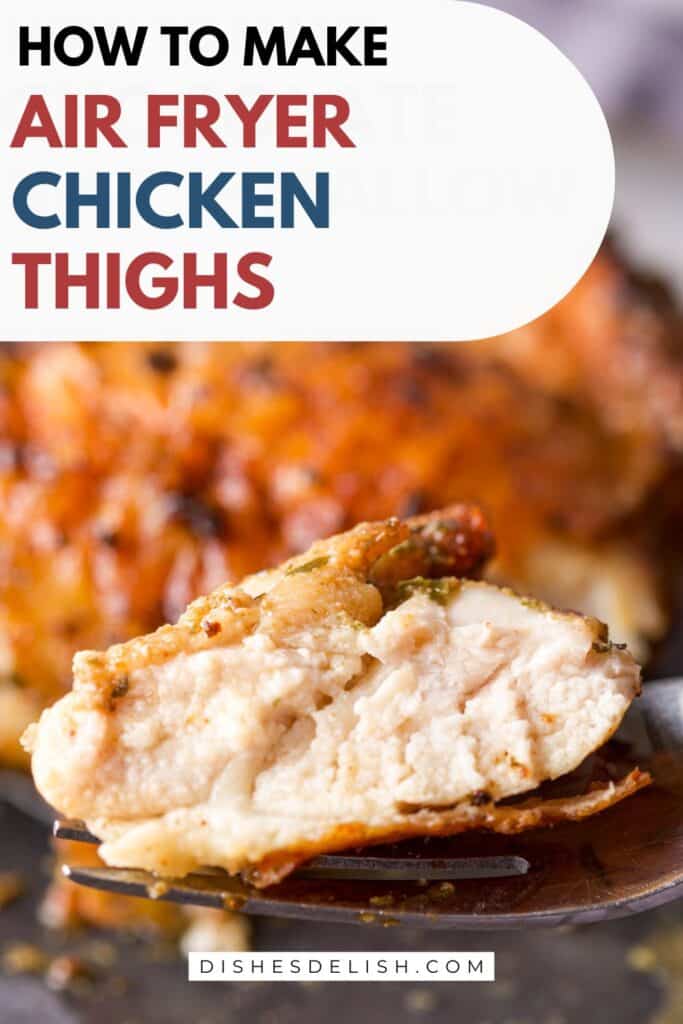 air fryer chicken thighs pin