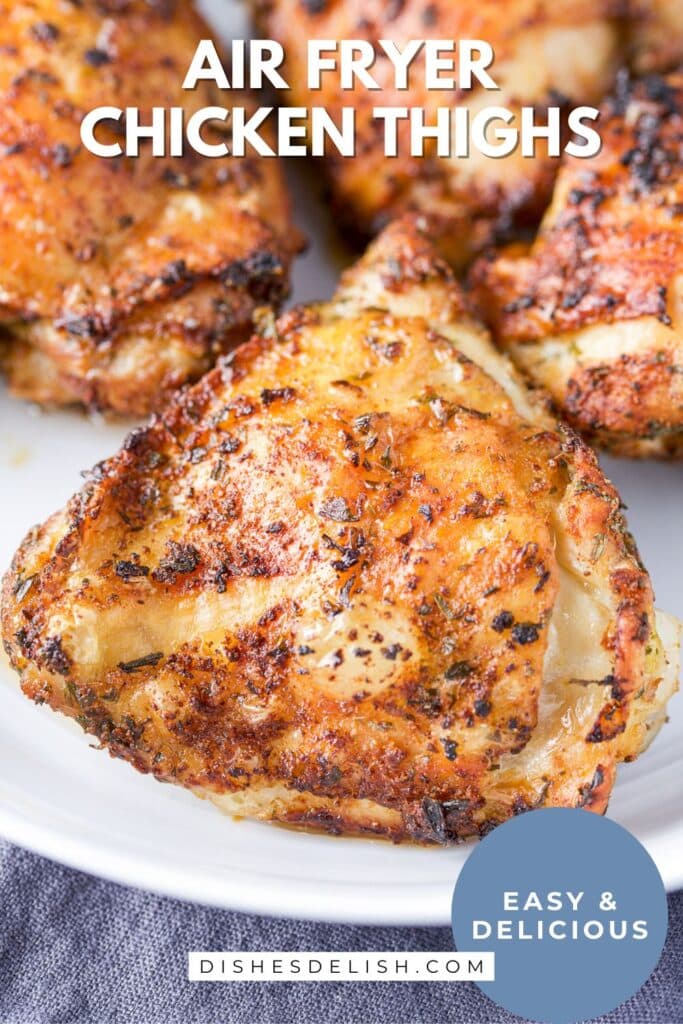 air fryer chicken thighs pin 2