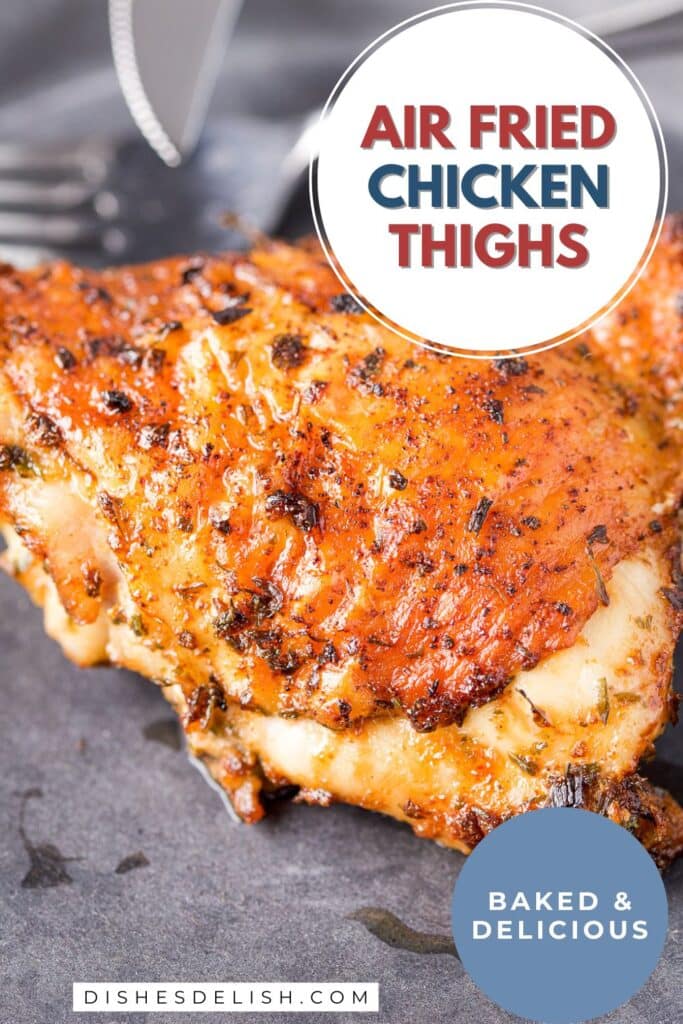 air fryer chicken thighs pin 3