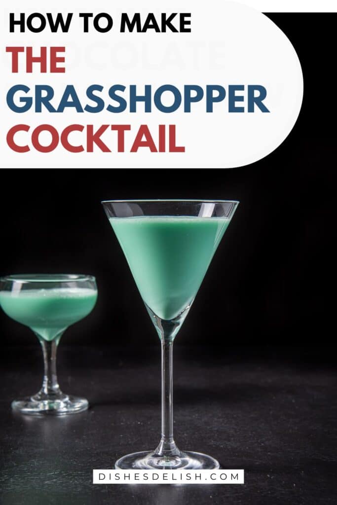 grasshopper cocktail pin