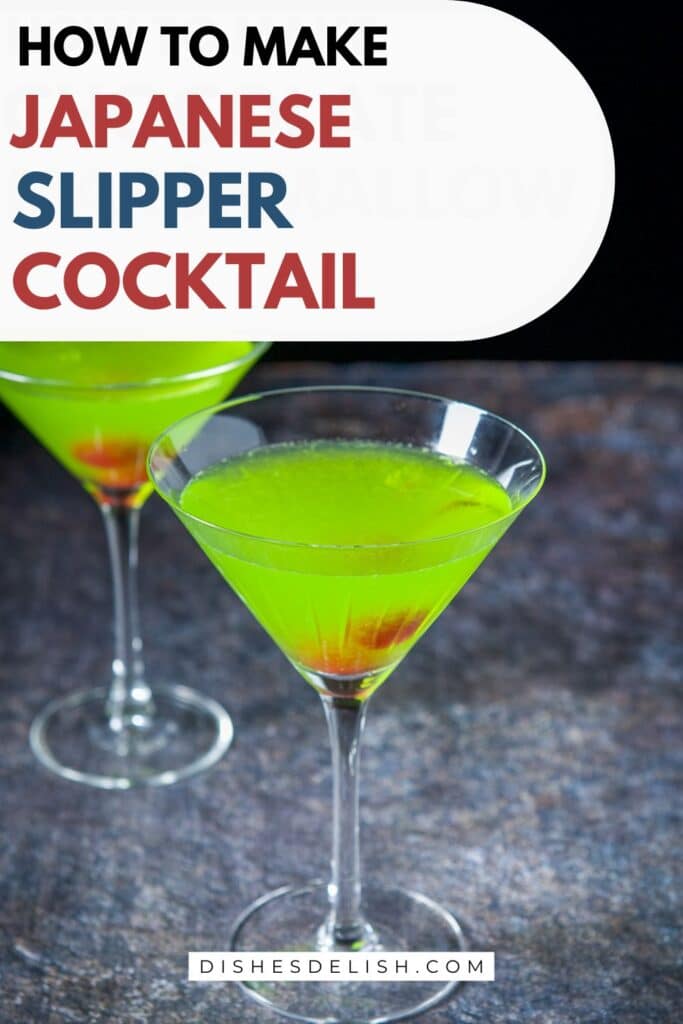 Japanese Slipper Cocktail pin