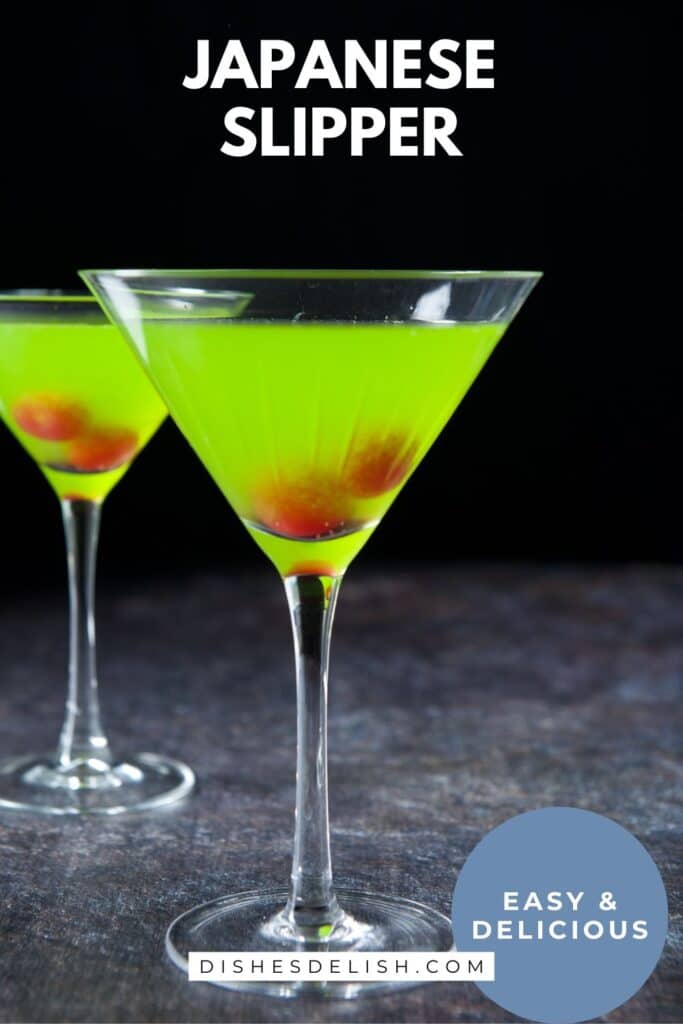 Japanese Slipper Cocktail pin 2