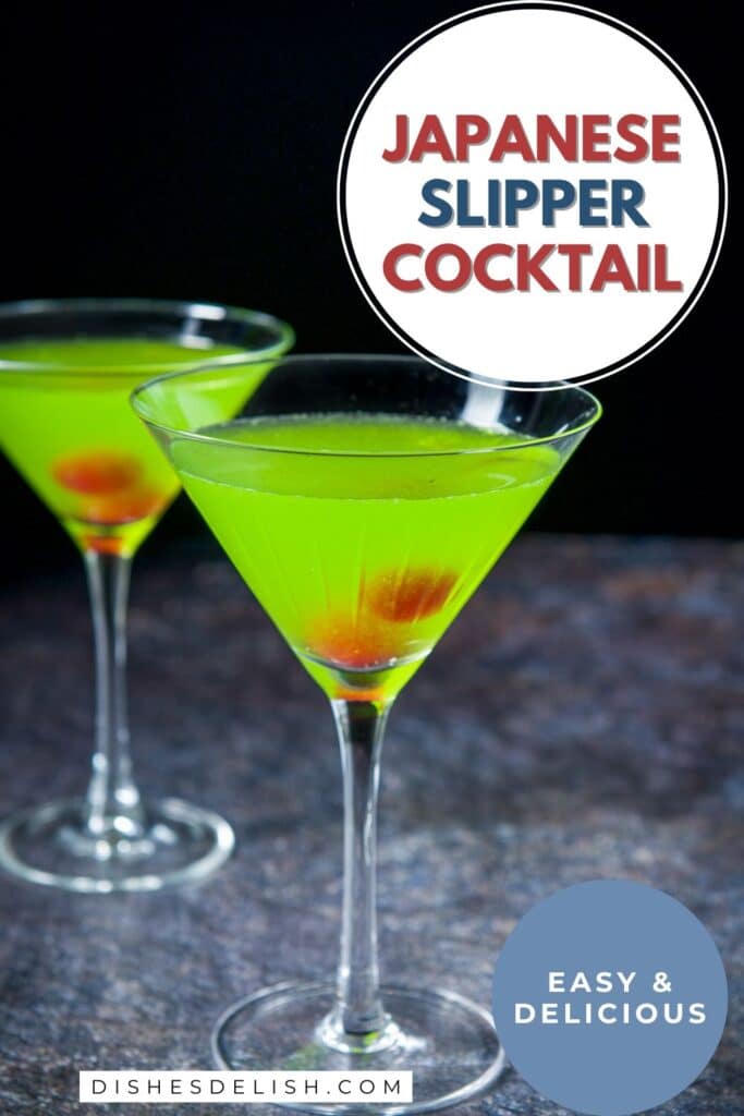 Japanese Slipper Cocktail pin 3