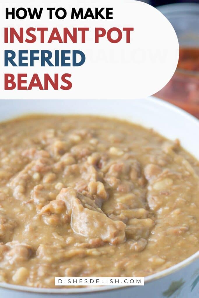 instant pot refried beans pin